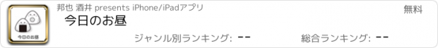 おすすめアプリ 今日のお昼