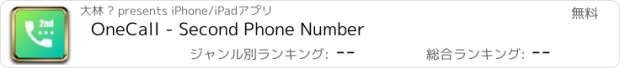 おすすめアプリ OneCall - Second Phone Number