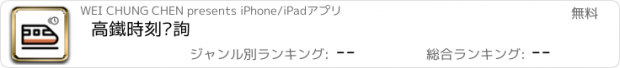 おすすめアプリ 高鐵時刻查詢