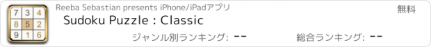 おすすめアプリ Sudoku Puzzle : Classic