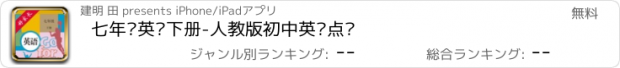 おすすめアプリ 七年级英语下册-人教版初中英语点读