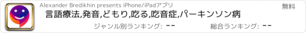 おすすめアプリ 言語療法,発音,どもり,吃る,吃音症,パーキンソン病