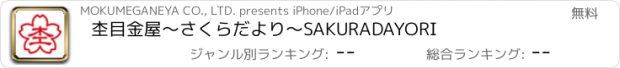 おすすめアプリ 杢目金屋～さくらだより～SAKURADAYORI