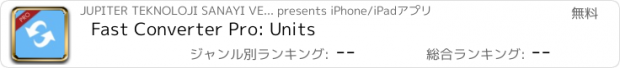 おすすめアプリ Fast Converter Pro: Units