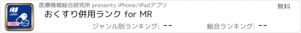 おすすめアプリ おくすり併用ランク for MR