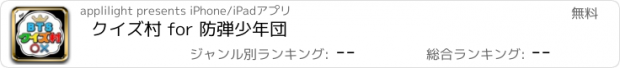 おすすめアプリ クイズ村 for 防弾少年団