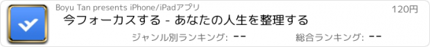 おすすめアプリ 今フォーカスする - あなたの人生を整理する