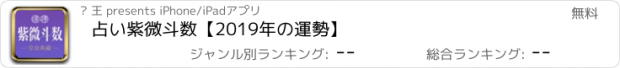 おすすめアプリ 占い紫微斗数【2019年の運勢】