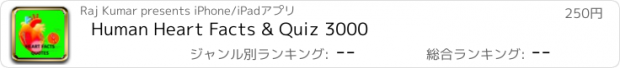 おすすめアプリ Human Heart Facts & Quiz 3000