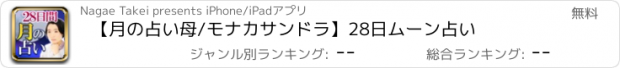 おすすめアプリ 【月の占い母/モナカサンドラ】28日ムーン占い