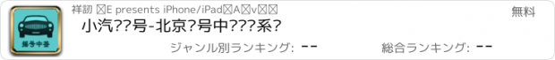 おすすめアプリ 小汽车摇号-北京摇号中签查询系统