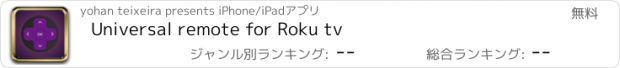 おすすめアプリ Universal remote for Roku tv