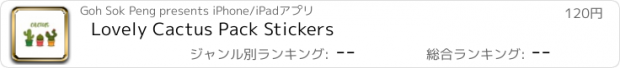 おすすめアプリ Lovely Cactus Pack Stickers