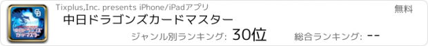 おすすめアプリ 中日ドラゴンズカードマスター