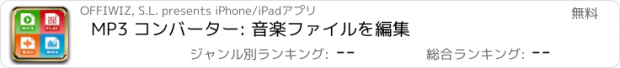 おすすめアプリ MP3 コンバーター: 音楽ファイルを編集