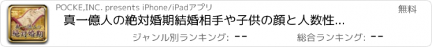 おすすめアプリ 真一億人の絶対婚期　結婚相手や子供の顔と人数性別もわかる占い