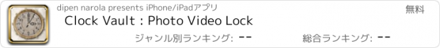 おすすめアプリ Clock Vault : Photo Video Lock