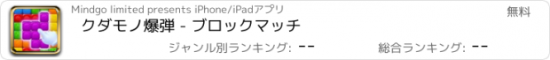 おすすめアプリ クダモノ爆弾 - ブロックマッチ