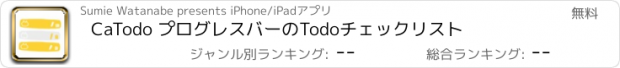 おすすめアプリ CaTodo プログレスバーのTodoチェックリスト