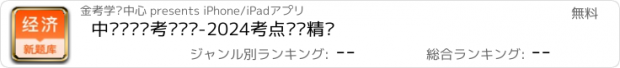 おすすめアプリ 中级经济师考试题库-2024考点视频精讲