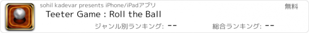 おすすめアプリ Teeter Game : Roll the Ball