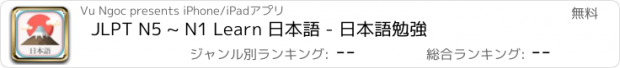 おすすめアプリ JLPT N5 ~ N1 Learn 日本語 - 日本語勉強