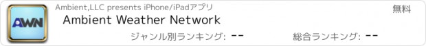 おすすめアプリ Ambient Weather Network