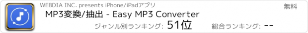 おすすめアプリ MP3変換/抽出 - Easy MP3 Converter