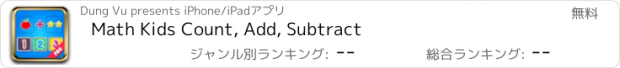 おすすめアプリ Math Kids Count, Add, Subtract