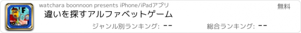 おすすめアプリ 違いを探すアルファベットゲーム