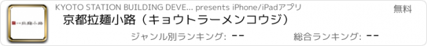 おすすめアプリ 京都拉麺小路（キョウトラーメンコウジ）