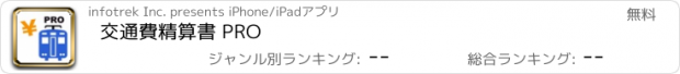 おすすめアプリ 交通費精算書 PRO