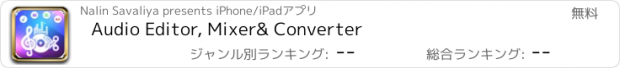 おすすめアプリ Audio Editor, Mixer& Converter