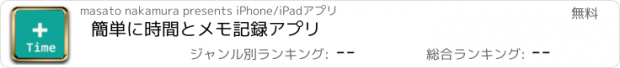 おすすめアプリ 簡単に時間とメモ記録アプリ