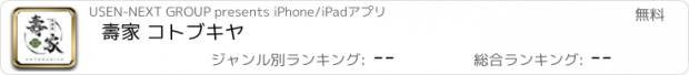 おすすめアプリ 壽家 コトブキヤ