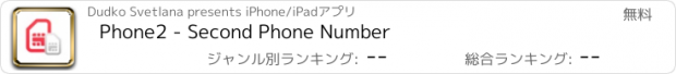 おすすめアプリ Phone2 - Second Phone Number