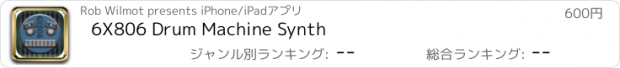 おすすめアプリ 6X806 Drum Machine Synth