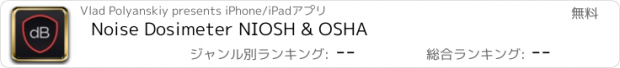 おすすめアプリ Noise Dosimeter NIOSH & OSHA