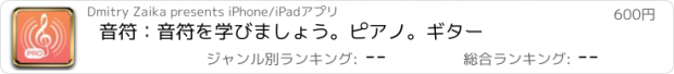 おすすめアプリ 音符：音符を学びましょう。ピアノ。ギター