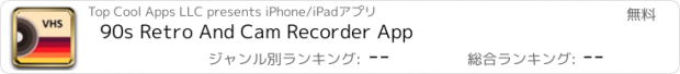 おすすめアプリ 90s Retro And Cam Recorder App