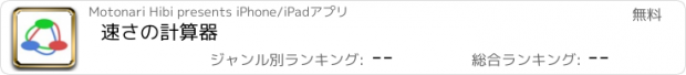 おすすめアプリ 速さの計算器