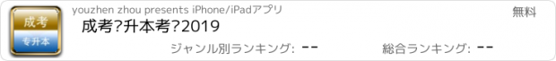 おすすめアプリ 成考专升本考试2019