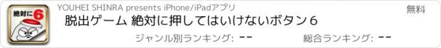 おすすめアプリ 脱出ゲーム 絶対に押してはいけないボタン６