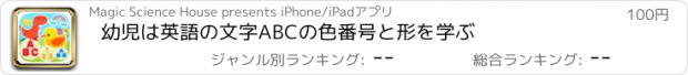おすすめアプリ 幼児は英語の文字ABCの色番号と形を学ぶ