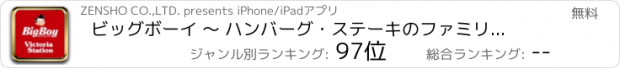 おすすめアプリ ビッグボーイ ～ ハンバーグ・ステーキのファミリーレストラン