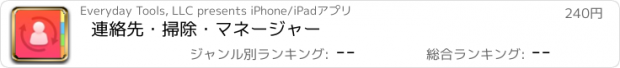 おすすめアプリ 連絡先・掃除・マネージャー