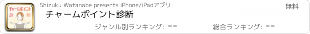 おすすめアプリ チャームポイント診断