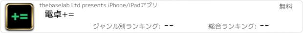 おすすめアプリ 電卓+=