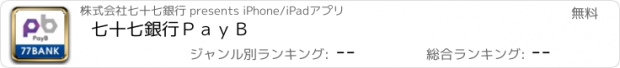 おすすめアプリ 七十七銀行ＰａｙＢ