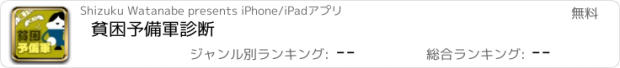 おすすめアプリ 貧困予備軍診断